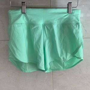 Size 4 Aqua Lululemon Women’s Speed Short